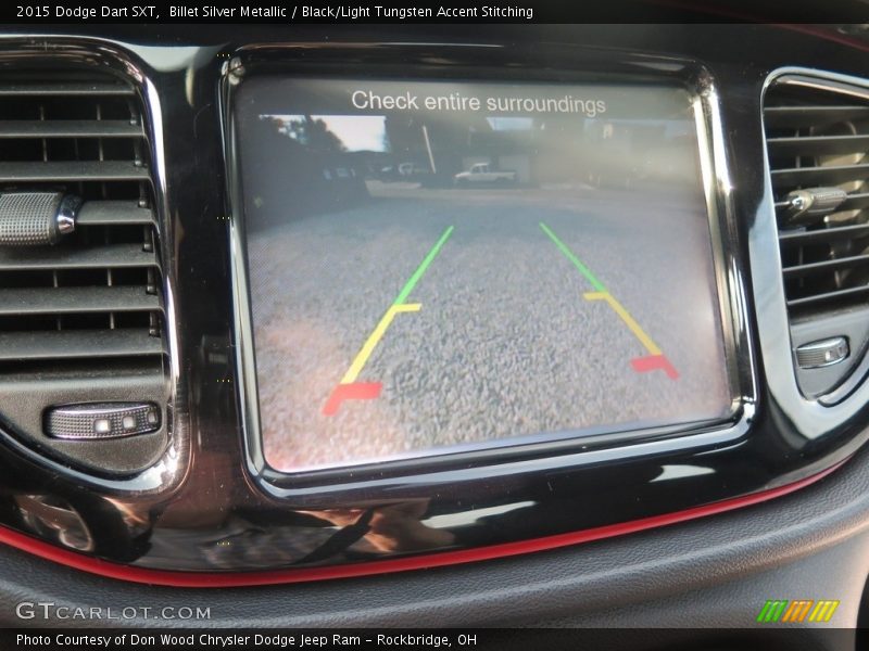 Billet Silver Metallic / Black/Light Tungsten Accent Stitching 2015 Dodge Dart SXT