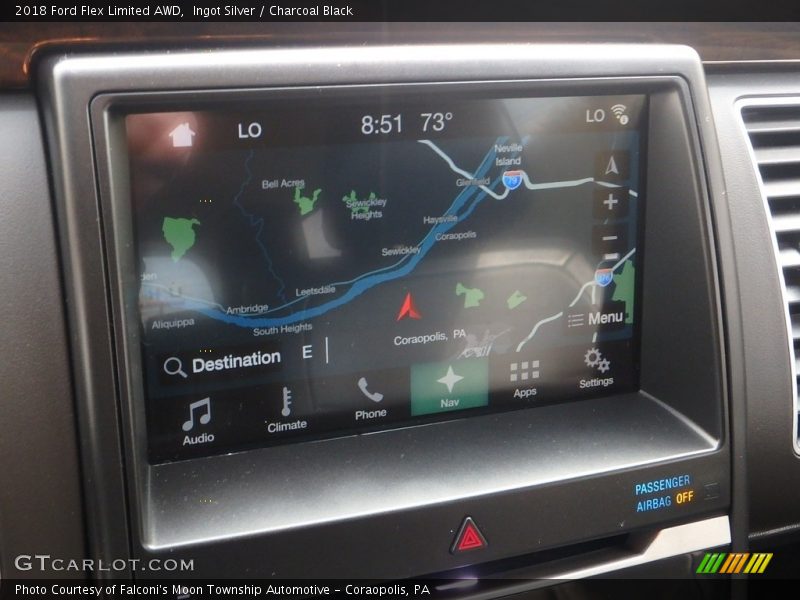 Navigation of 2018 Flex Limited AWD