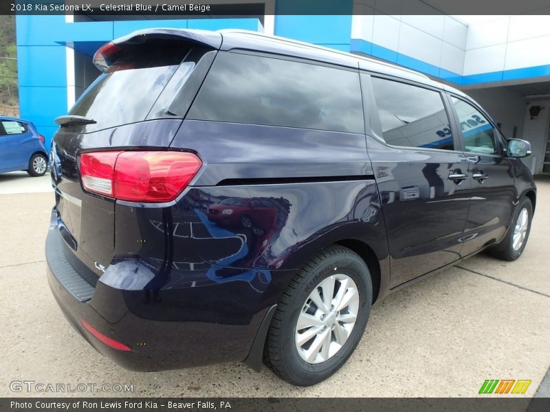 Celestial Blue / Camel Beige 2018 Kia Sedona LX