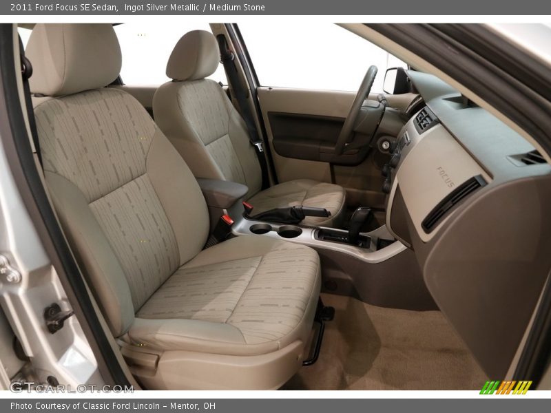 Ingot Silver Metallic / Medium Stone 2011 Ford Focus SE Sedan