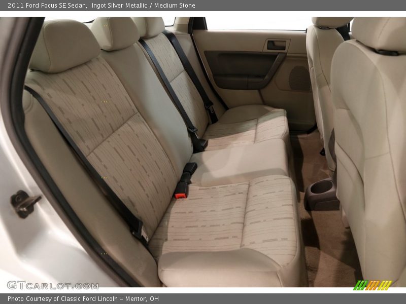 Ingot Silver Metallic / Medium Stone 2011 Ford Focus SE Sedan