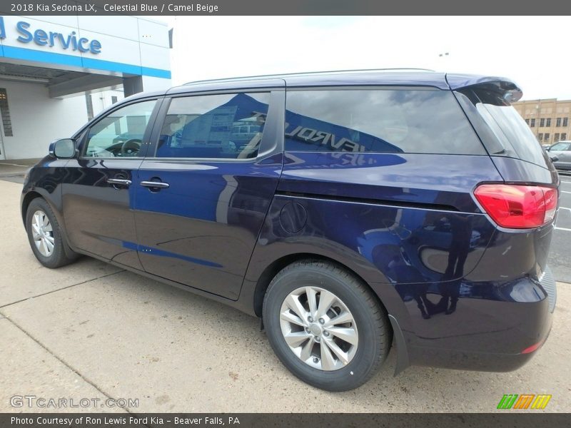 Celestial Blue / Camel Beige 2018 Kia Sedona LX