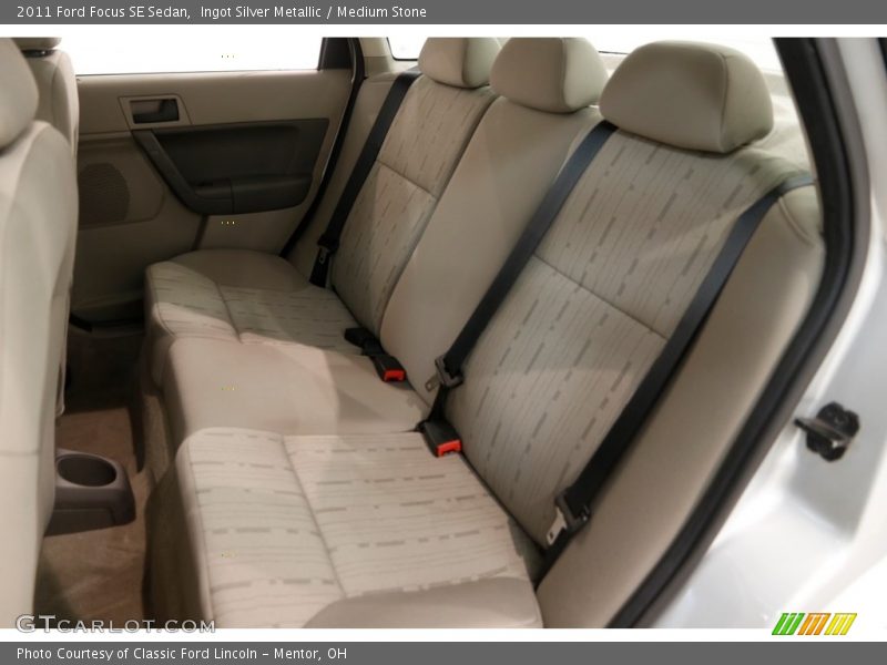 Ingot Silver Metallic / Medium Stone 2011 Ford Focus SE Sedan