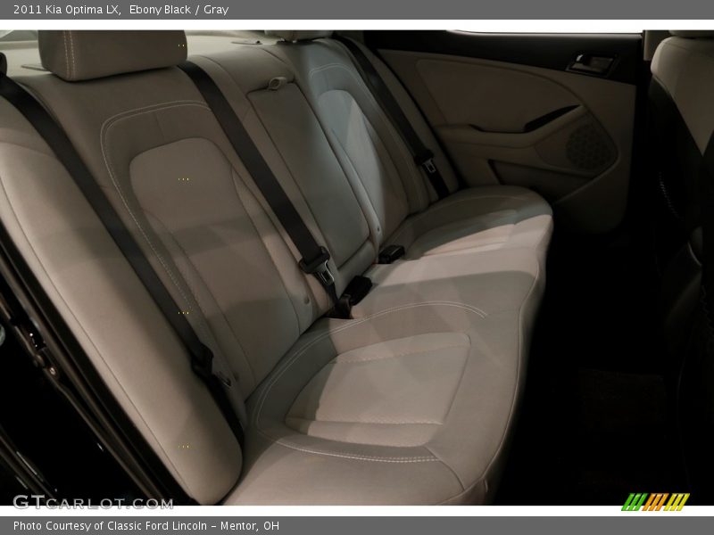 Ebony Black / Gray 2011 Kia Optima LX