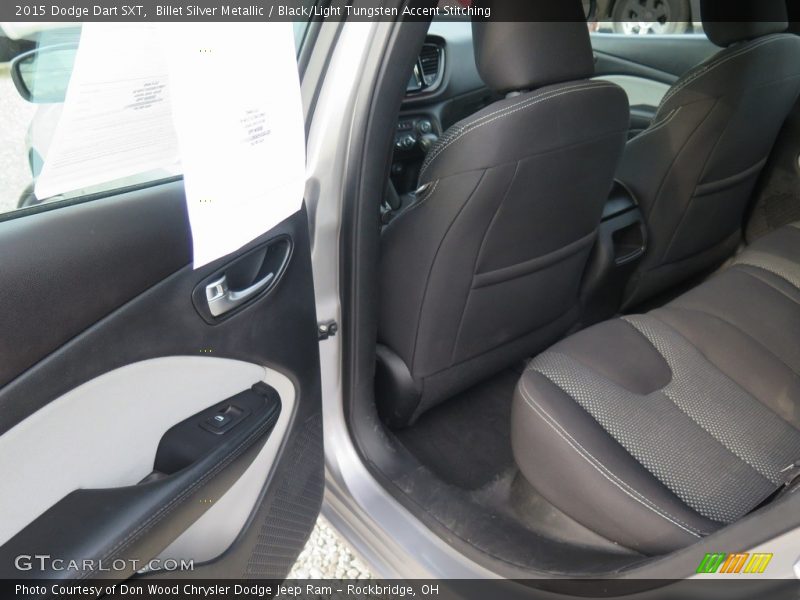 Billet Silver Metallic / Black/Light Tungsten Accent Stitching 2015 Dodge Dart SXT