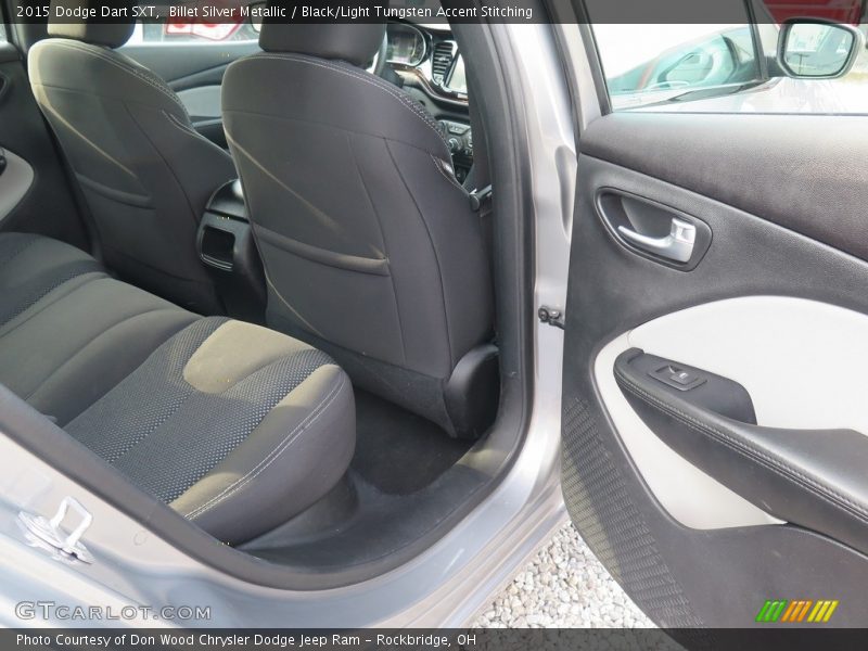 Billet Silver Metallic / Black/Light Tungsten Accent Stitching 2015 Dodge Dart SXT