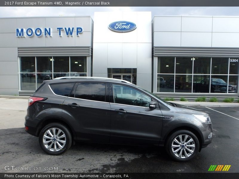 Magnetic / Charcoal Black 2017 Ford Escape Titanium 4WD