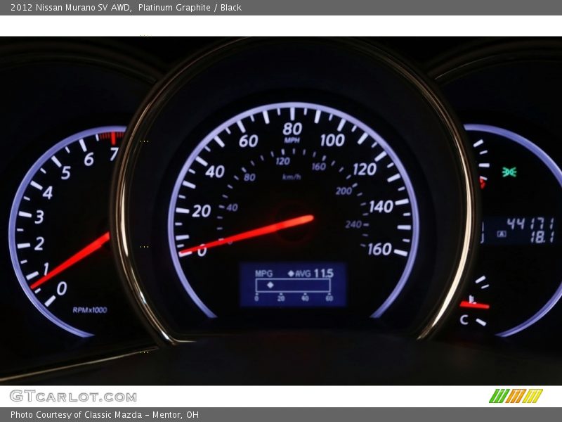 Platinum Graphite / Black 2012 Nissan Murano SV AWD