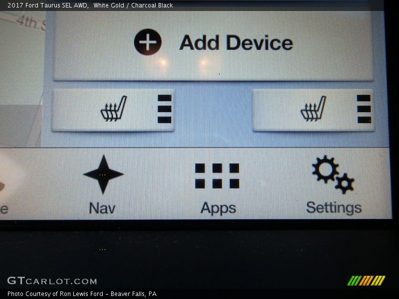 White Gold / Charcoal Black 2017 Ford Taurus SEL AWD