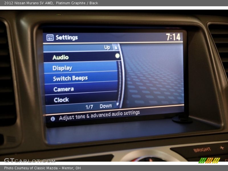 Platinum Graphite / Black 2012 Nissan Murano SV AWD