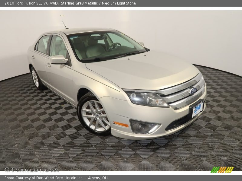 Sterling Grey Metallic / Medium Light Stone 2010 Ford Fusion SEL V6 AWD