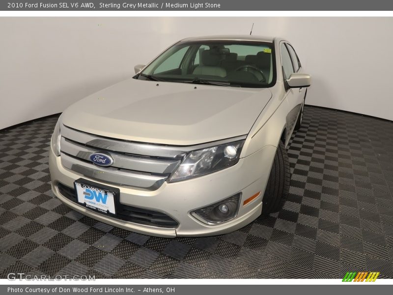 Sterling Grey Metallic / Medium Light Stone 2010 Ford Fusion SEL V6 AWD