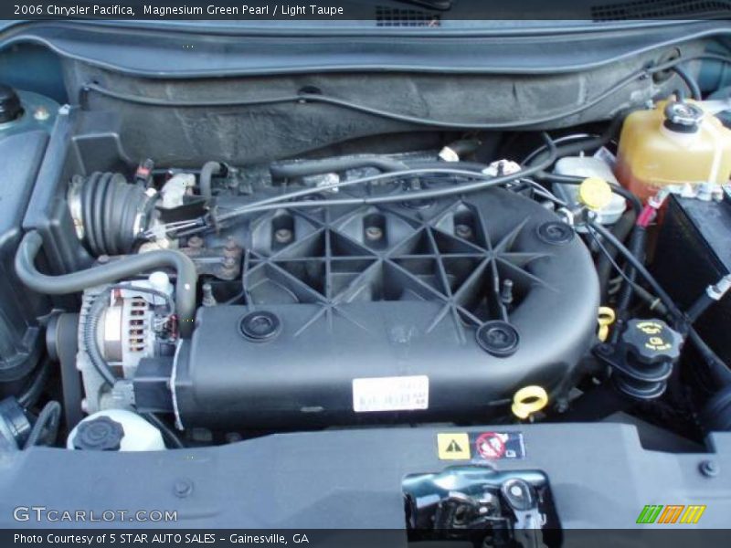 Magnesium Green Pearl / Light Taupe 2006 Chrysler Pacifica