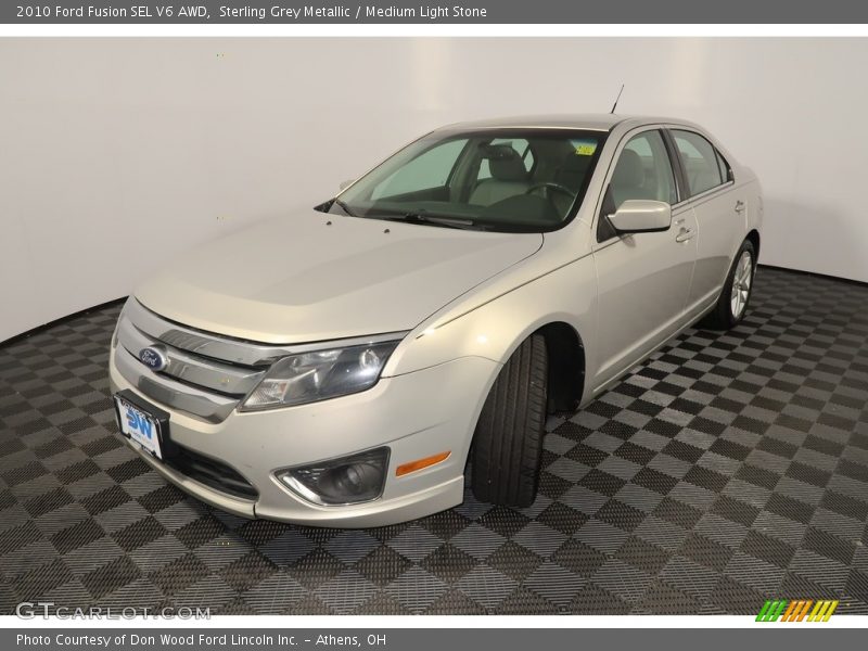 Sterling Grey Metallic / Medium Light Stone 2010 Ford Fusion SEL V6 AWD