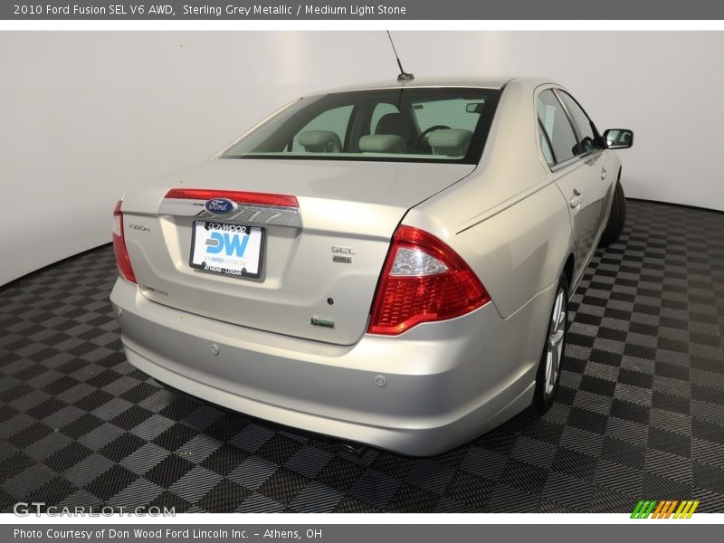Sterling Grey Metallic / Medium Light Stone 2010 Ford Fusion SEL V6 AWD