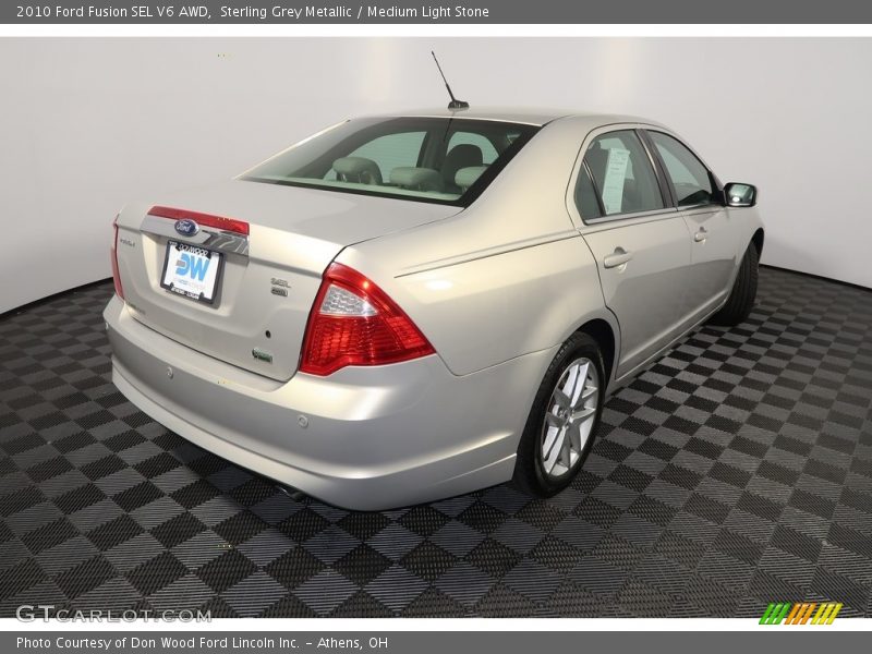 Sterling Grey Metallic / Medium Light Stone 2010 Ford Fusion SEL V6 AWD