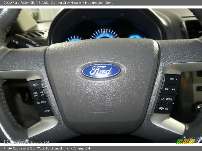 Sterling Grey Metallic / Medium Light Stone 2010 Ford Fusion SEL V6 AWD