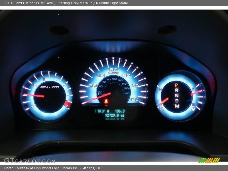 Sterling Grey Metallic / Medium Light Stone 2010 Ford Fusion SEL V6 AWD