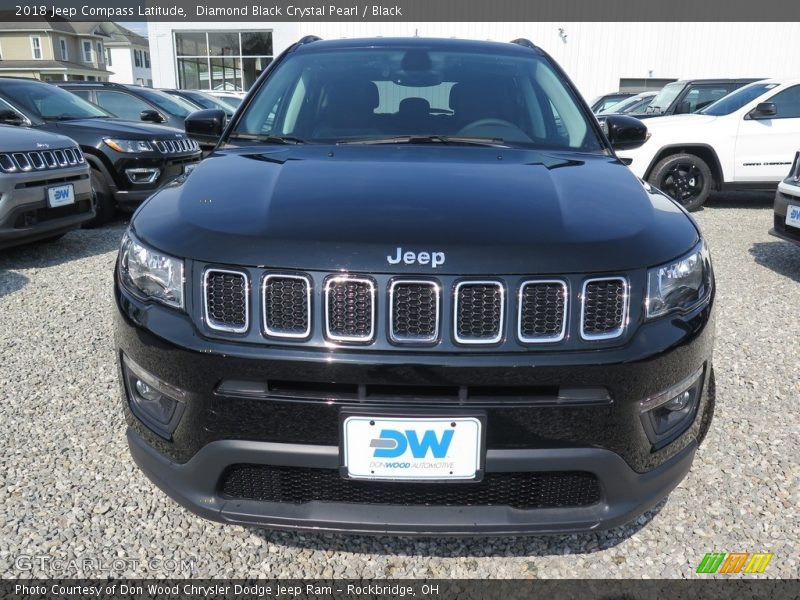 Diamond Black Crystal Pearl / Black 2018 Jeep Compass Latitude