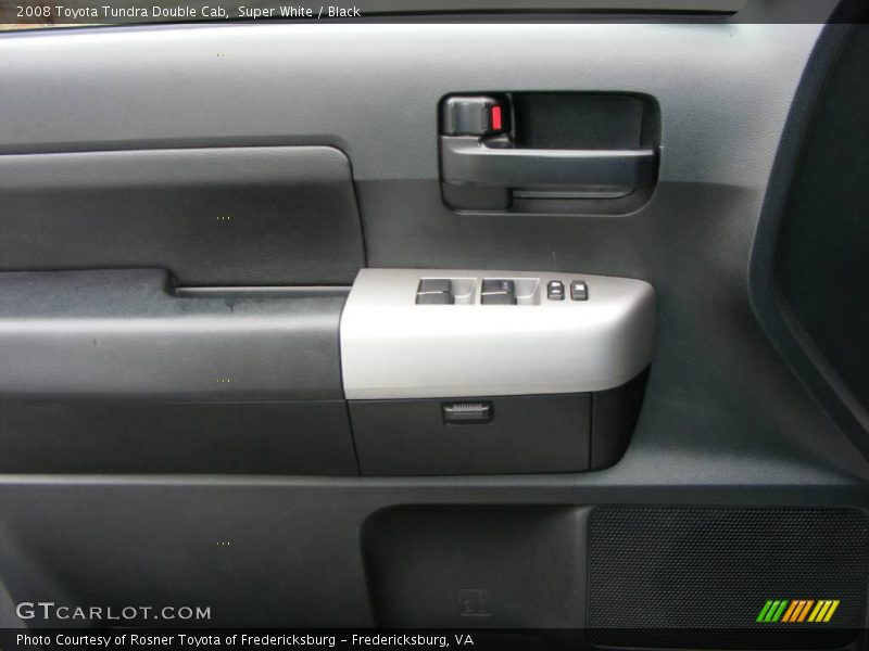Super White / Black 2008 Toyota Tundra Double Cab
