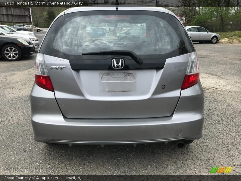 Storm Silver Metallic / Gray 2010 Honda Fit
