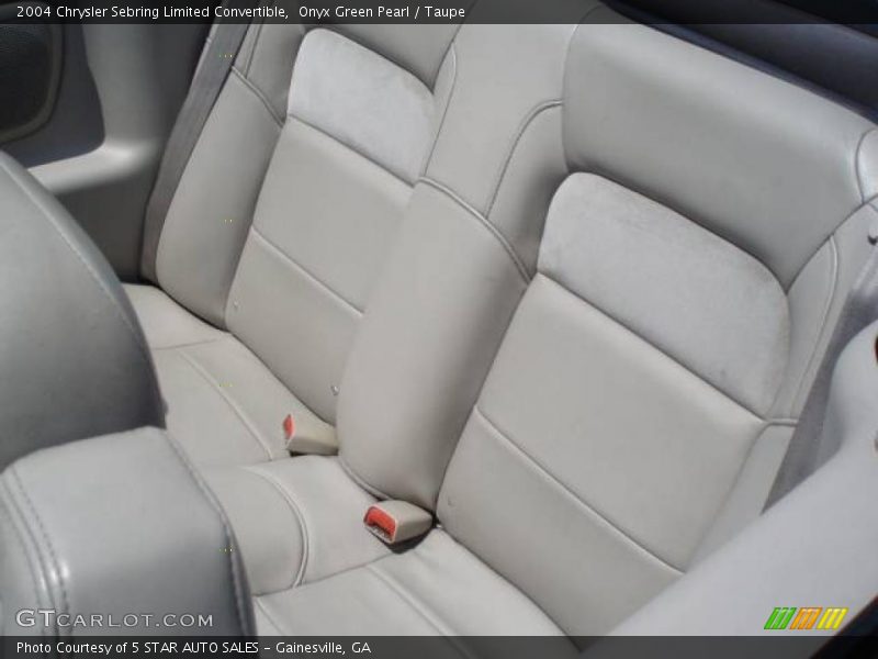 Onyx Green Pearl / Taupe 2004 Chrysler Sebring Limited Convertible