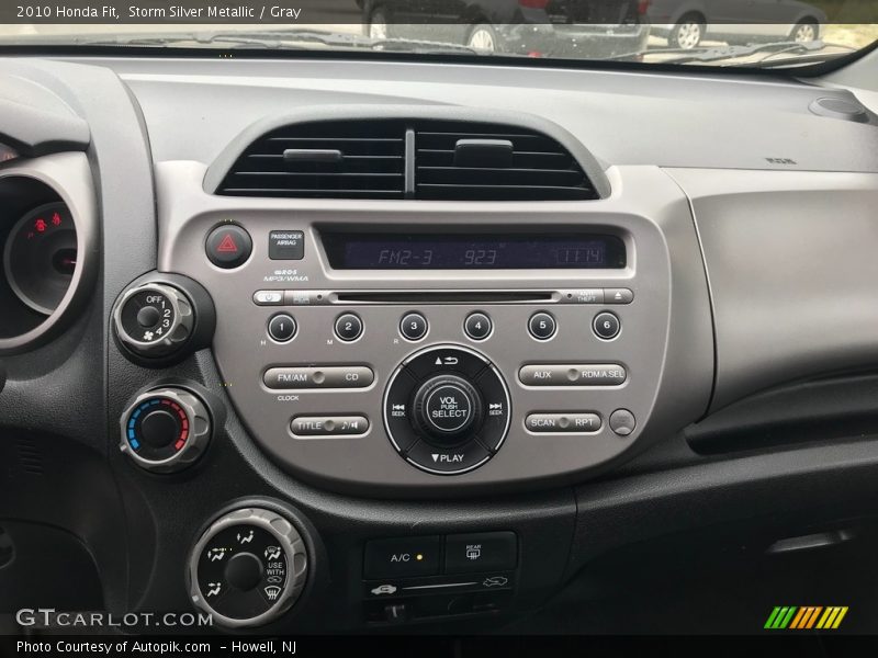 Storm Silver Metallic / Gray 2010 Honda Fit