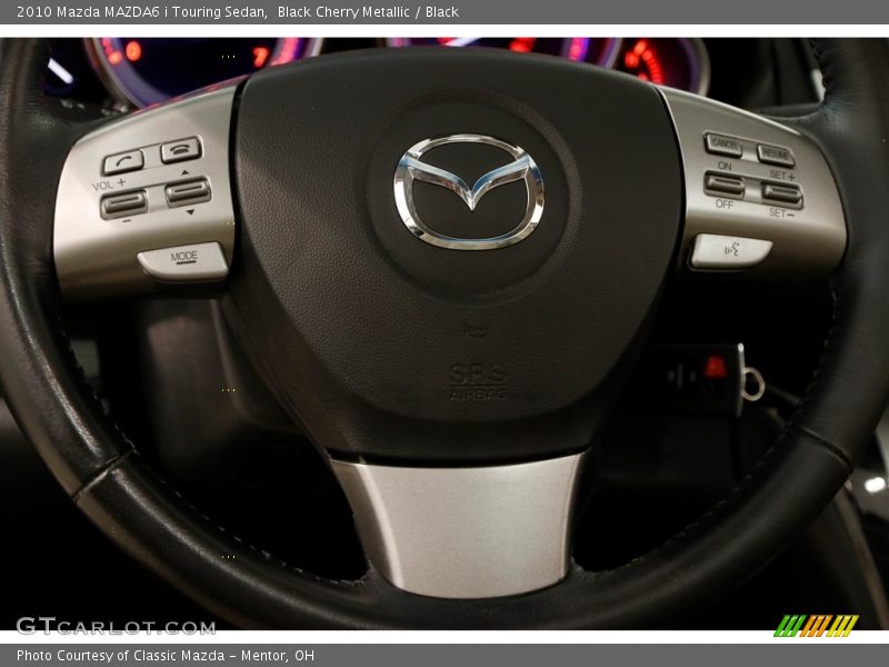Black Cherry Metallic / Black 2010 Mazda MAZDA6 i Touring Sedan