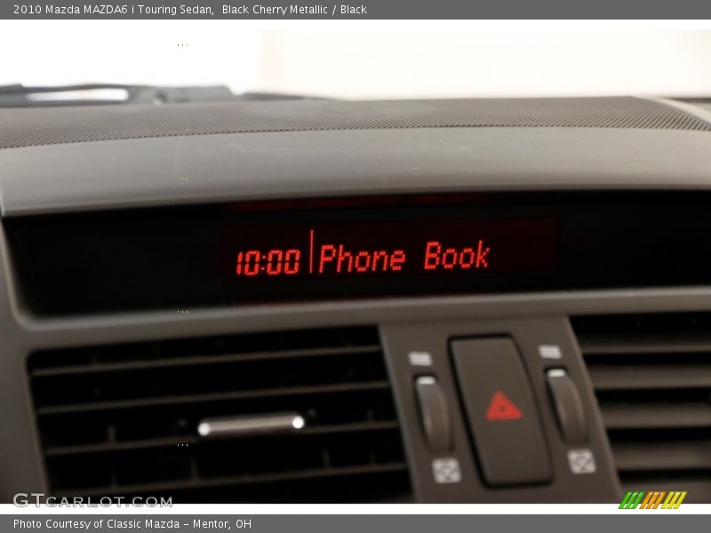 Black Cherry Metallic / Black 2010 Mazda MAZDA6 i Touring Sedan