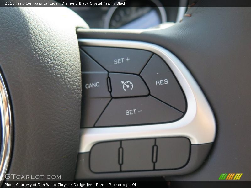 Diamond Black Crystal Pearl / Black 2018 Jeep Compass Latitude