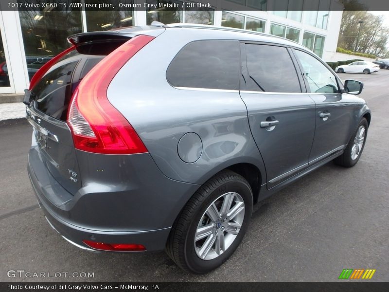 Osmium Grey Metallic / Off Black 2017 Volvo XC60 T5 AWD Inscription