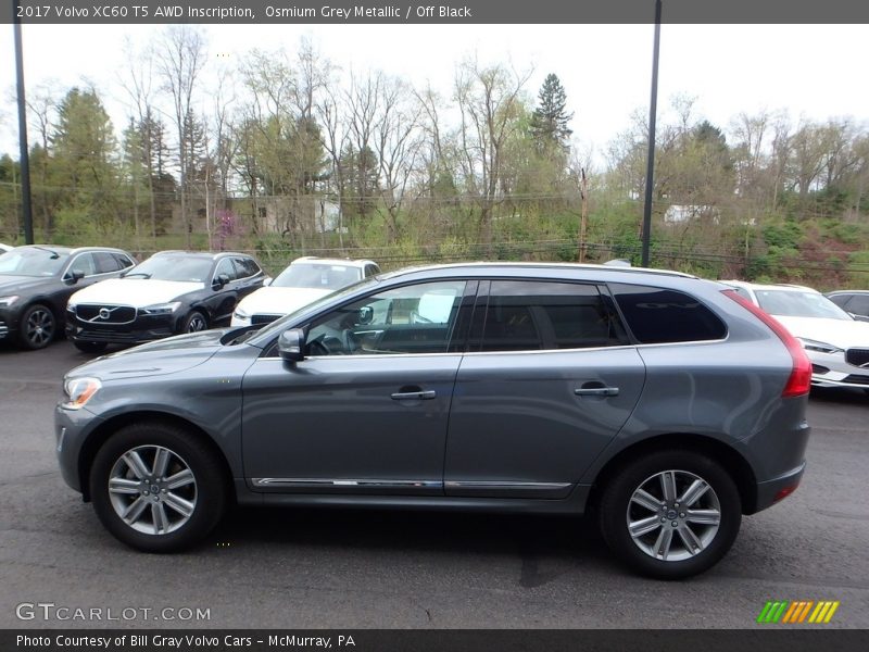 Osmium Grey Metallic / Off Black 2017 Volvo XC60 T5 AWD Inscription