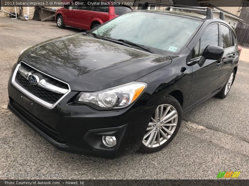 Crystal Black Silica / Ivory 2013 Subaru Impreza 2.0i Premium 5 Door