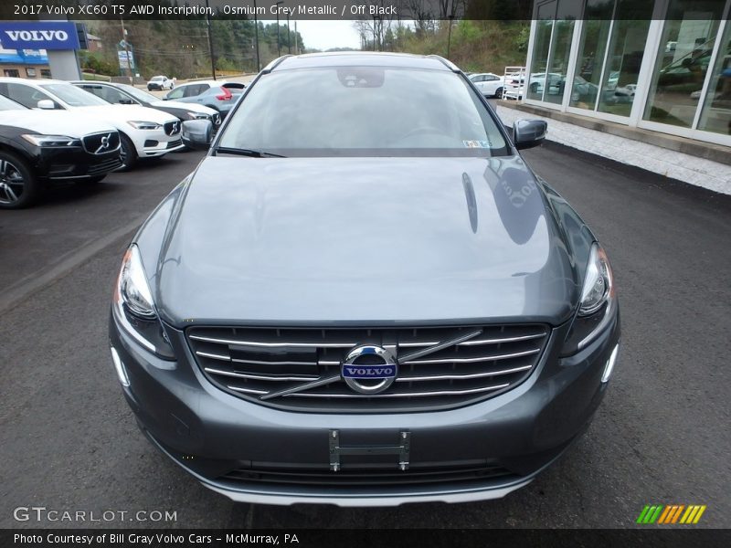 Osmium Grey Metallic / Off Black 2017 Volvo XC60 T5 AWD Inscription
