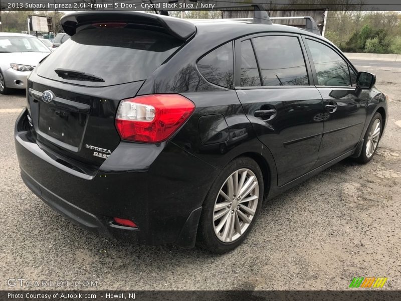 Crystal Black Silica / Ivory 2013 Subaru Impreza 2.0i Premium 5 Door