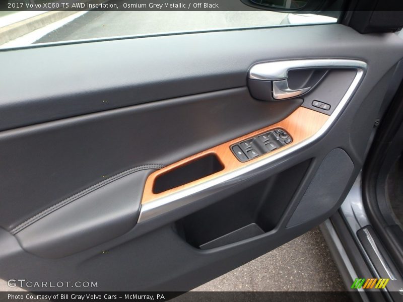 Osmium Grey Metallic / Off Black 2017 Volvo XC60 T5 AWD Inscription