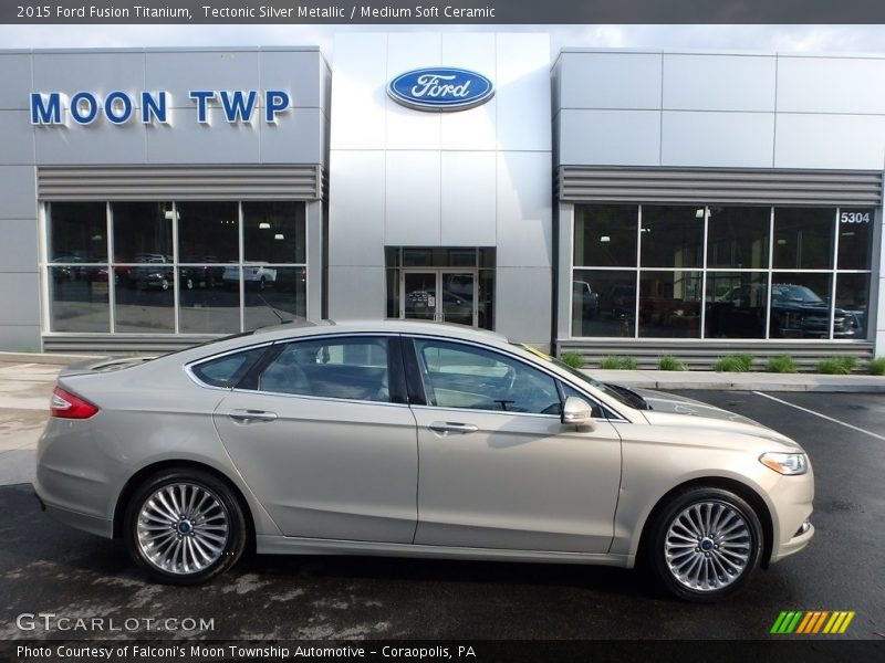Tectonic Silver Metallic / Medium Soft Ceramic 2015 Ford Fusion Titanium