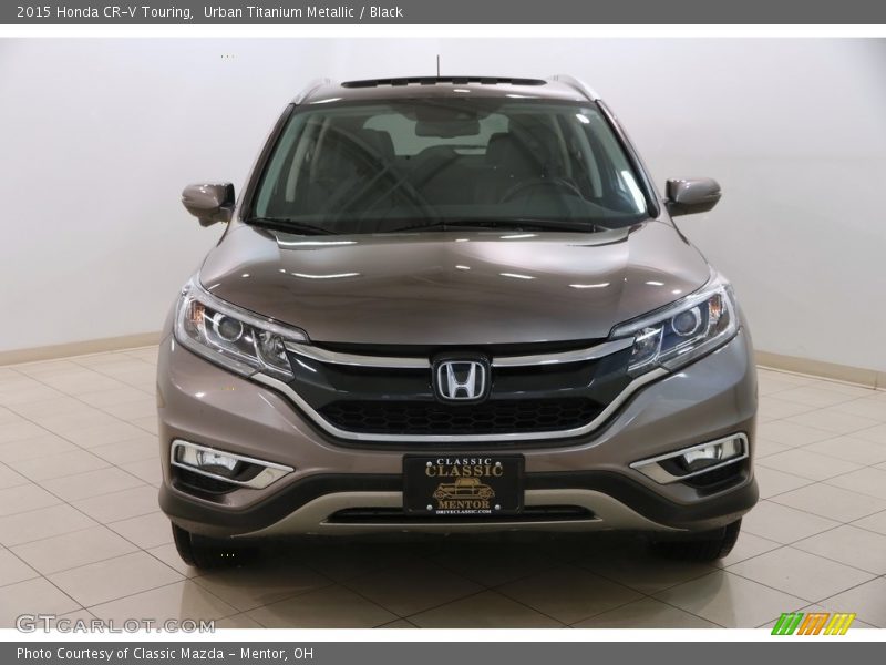 Urban Titanium Metallic / Black 2015 Honda CR-V Touring