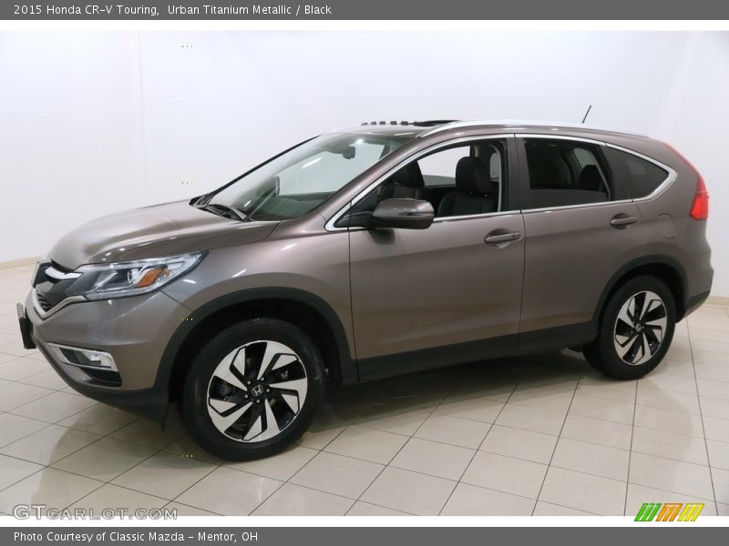 Urban Titanium Metallic / Black 2015 Honda CR-V Touring