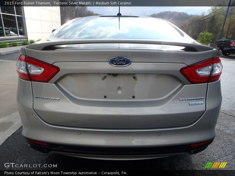 Tectonic Silver Metallic / Medium Soft Ceramic 2015 Ford Fusion Titanium