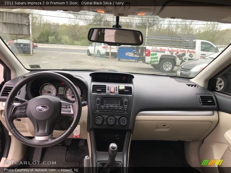 Crystal Black Silica / Ivory 2013 Subaru Impreza 2.0i Premium 5 Door