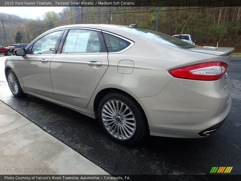 Tectonic Silver Metallic / Medium Soft Ceramic 2015 Ford Fusion Titanium