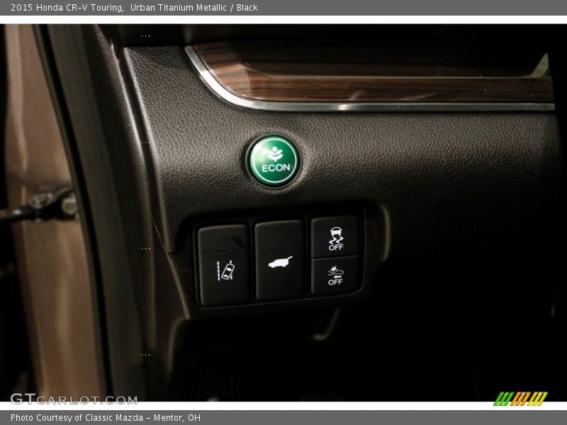 Urban Titanium Metallic / Black 2015 Honda CR-V Touring