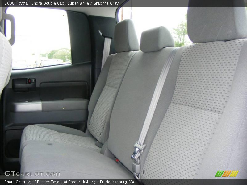Super White / Graphite Gray 2008 Toyota Tundra Double Cab
