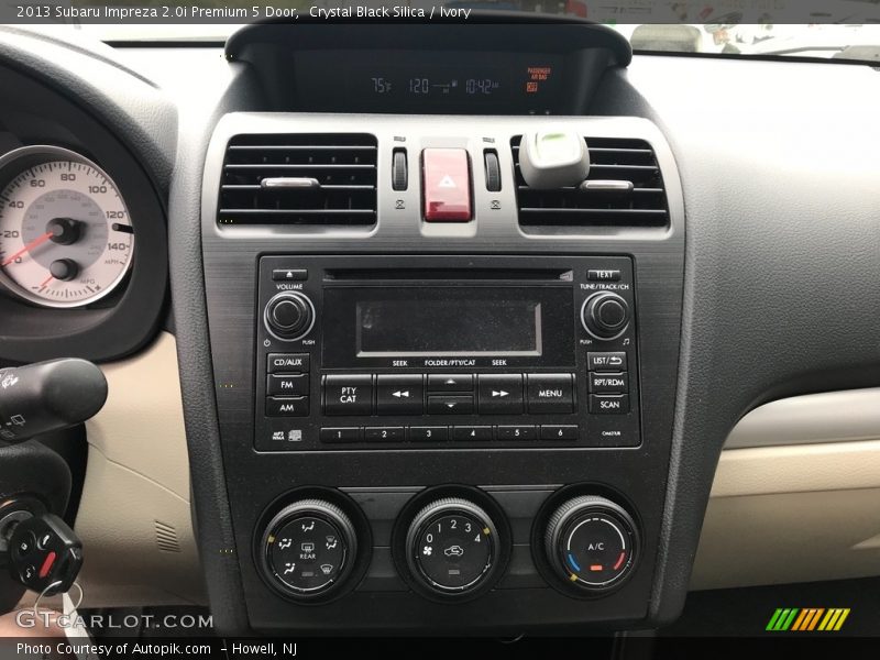 Crystal Black Silica / Ivory 2013 Subaru Impreza 2.0i Premium 5 Door