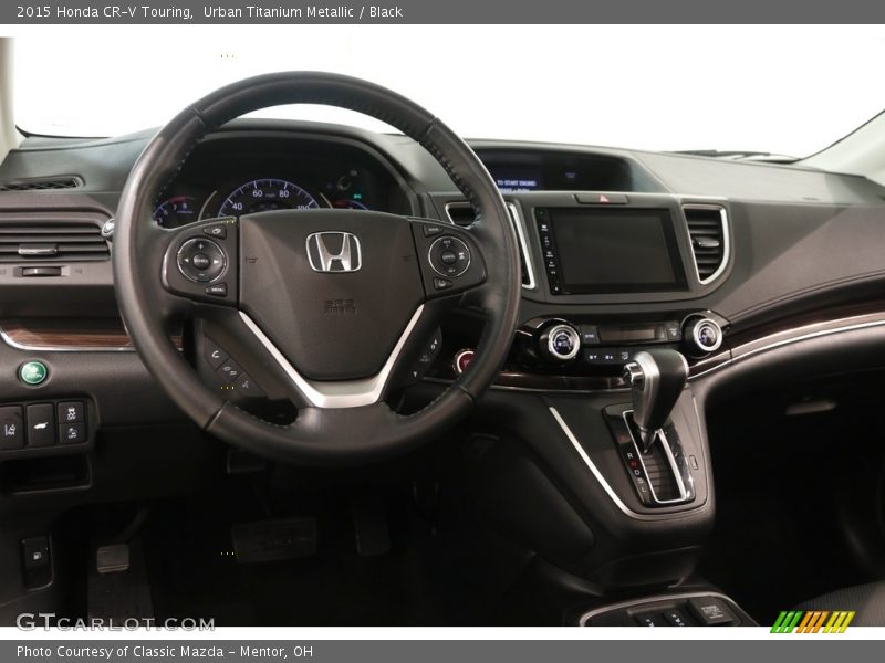 Urban Titanium Metallic / Black 2015 Honda CR-V Touring