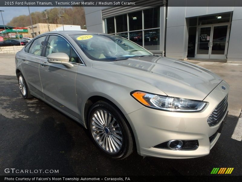 Tectonic Silver Metallic / Medium Soft Ceramic 2015 Ford Fusion Titanium