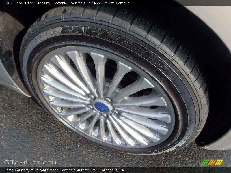 Tectonic Silver Metallic / Medium Soft Ceramic 2015 Ford Fusion Titanium