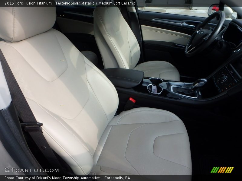 Tectonic Silver Metallic / Medium Soft Ceramic 2015 Ford Fusion Titanium
