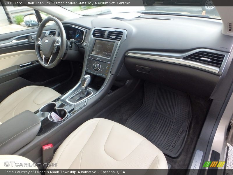 Tectonic Silver Metallic / Medium Soft Ceramic 2015 Ford Fusion Titanium